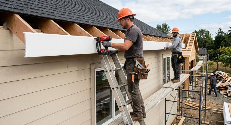 Roof Fascia Installation in Conroe, TX