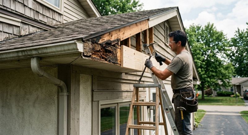 Rotted Fascia Repair in Kansas City, KS