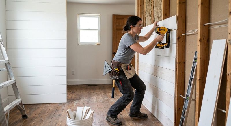Shiplap Installation in Wilmington, NC