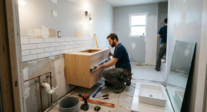 Vanity Cabinet Installation in Cincinnati, OH