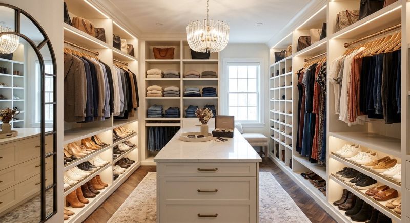 Walk In Closet Remodeling in Raleigh, NC
