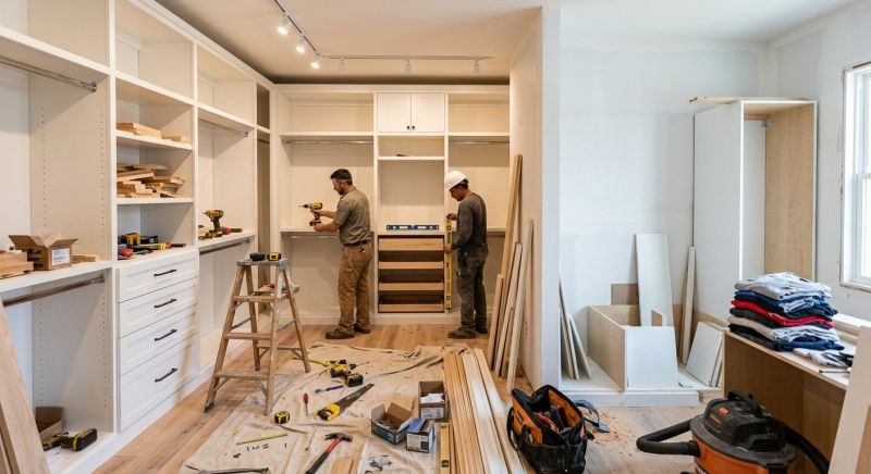 Walk In Closet Remodeling in Raleigh, NC