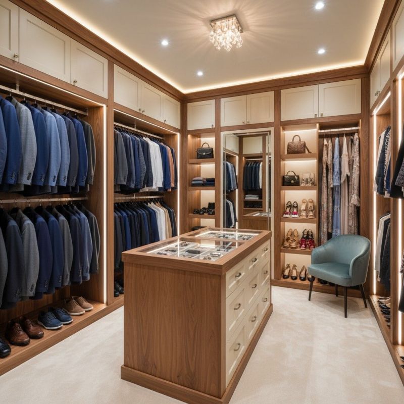 Walk In Closet Remodeling in Charlotte, NC