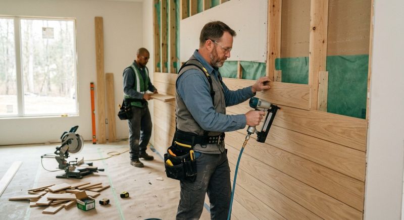 Wall Paneling Installation in Wilmington, NC