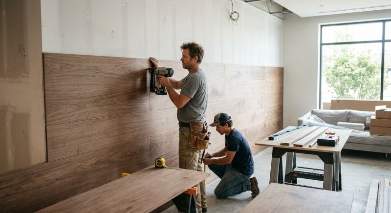 Wall Paneling Installation in Wilmington, NC