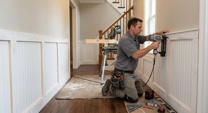 Wall Paneling Installation in Wilmington, NC