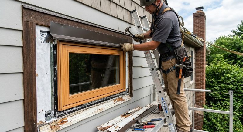 Window Flashing Replacement in Conroe, TX